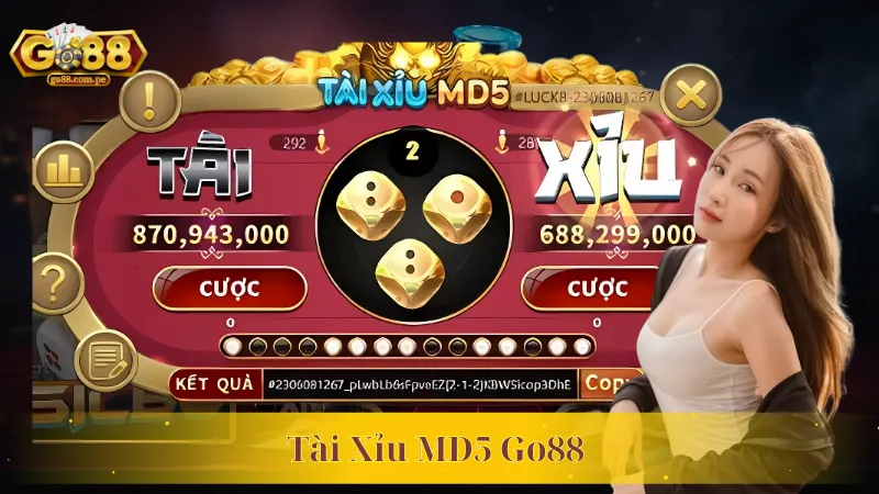 Tài Xỉu MD5 Go88 – Cá Cược Liền Tay, Trúng Ngay Giải Thưởng